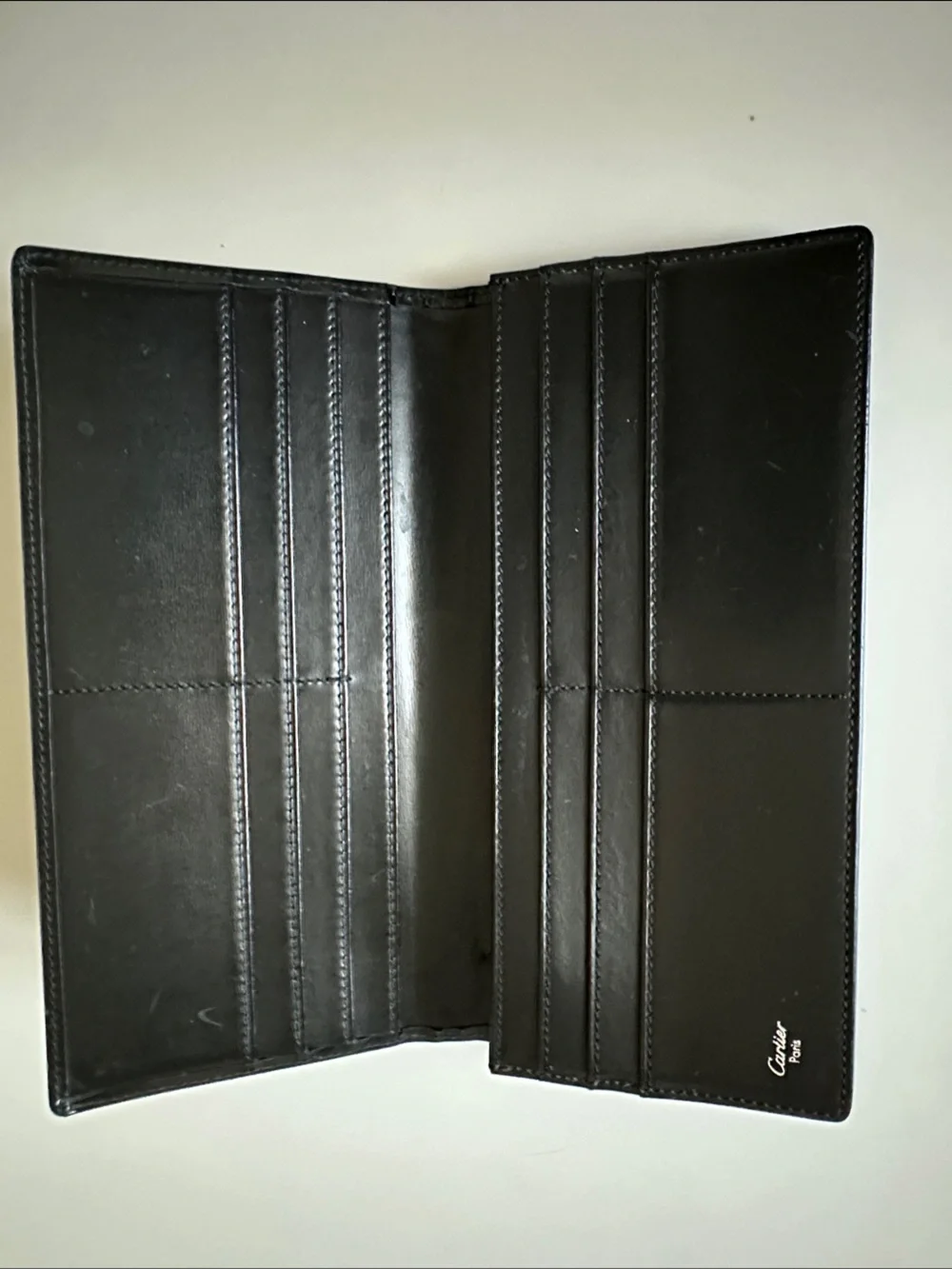 Cartier Black Long Wallet